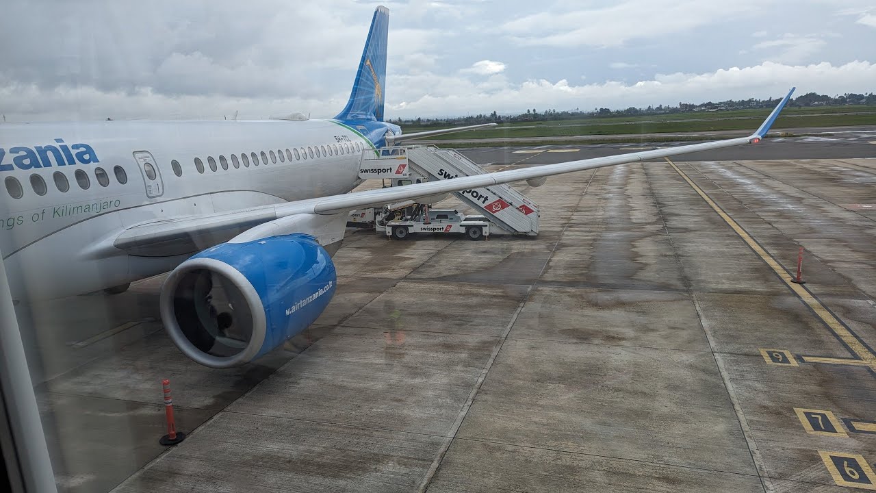 Air Tanzania Airbus A220-300 Flight Mumbai To Dar-Es-Salaam