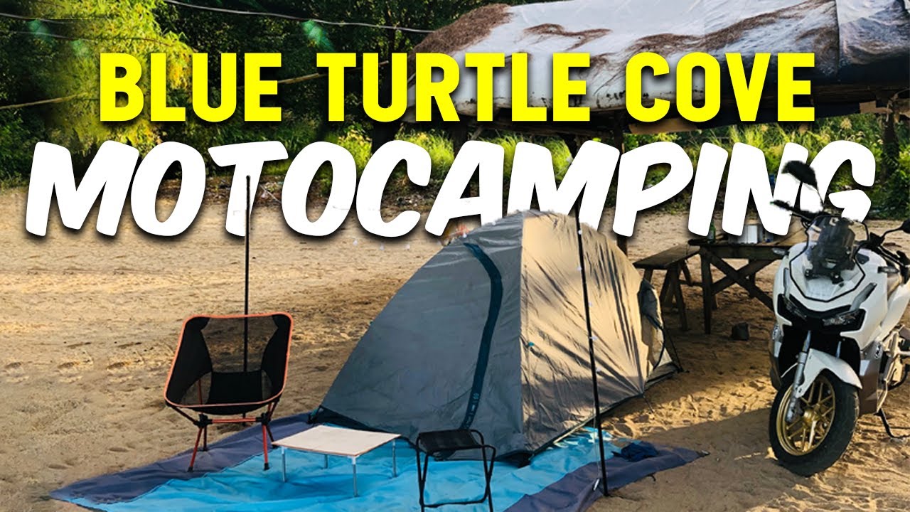 Blue Turtle Cove, Morong Bataan | Silent Video | Sound of Nature | Camping l Fishing | Honda ADV 150