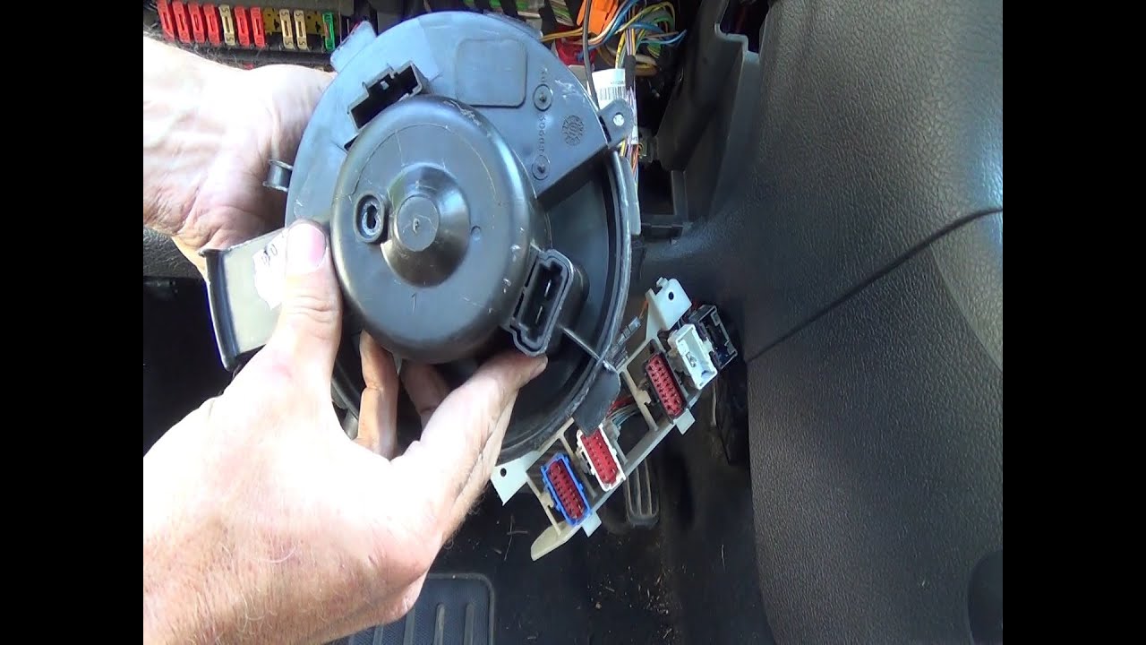 Heater fan blower motor change step by step