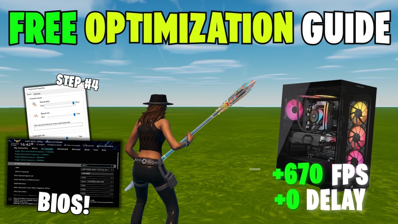 *ULTIMATE* FREE PC Optimization Guide For Any Game! (MAX FPS + 0 PING + 0 DELAY)