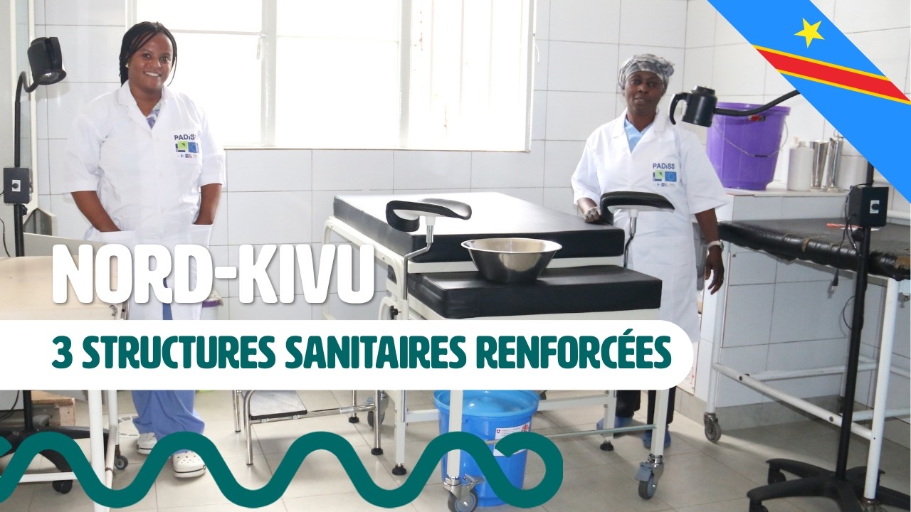 PARISS : 3 structures sanitaires renforcées à Goma !