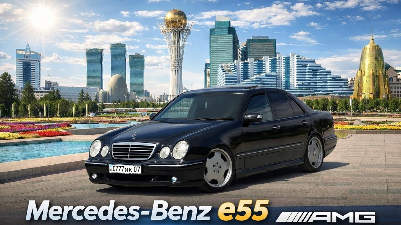 Why Mercedes Benz W210 E 55 AMG is so popular in Kazakhstan 🇰🇿