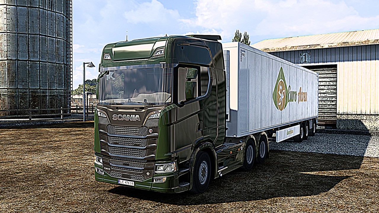 4K Ultra Realistic Scania Drive | ETS2 Realistic Graphics v1.58