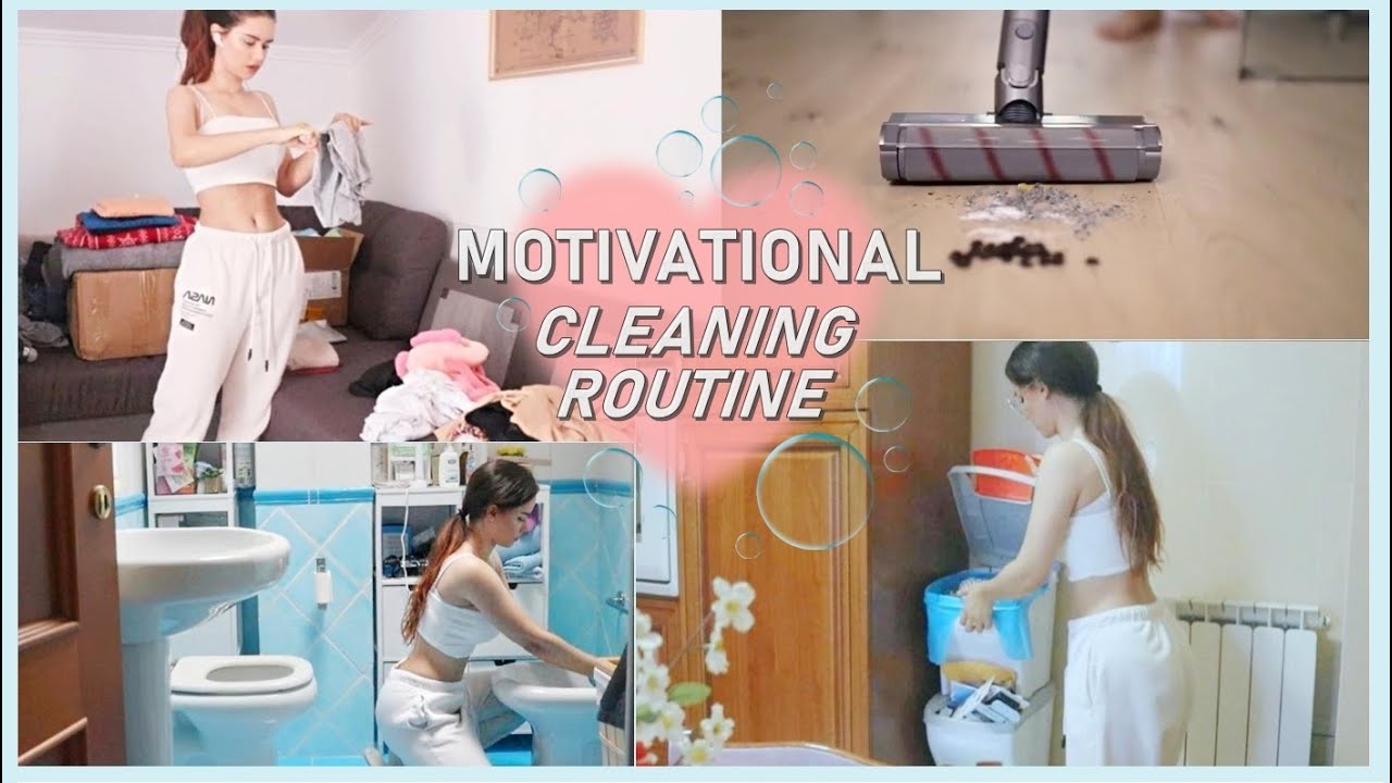 🧼🧴 DAILY MOTIVATIONAL CLEANING ROUTINE 🧽✨🧹 | Kappalicious