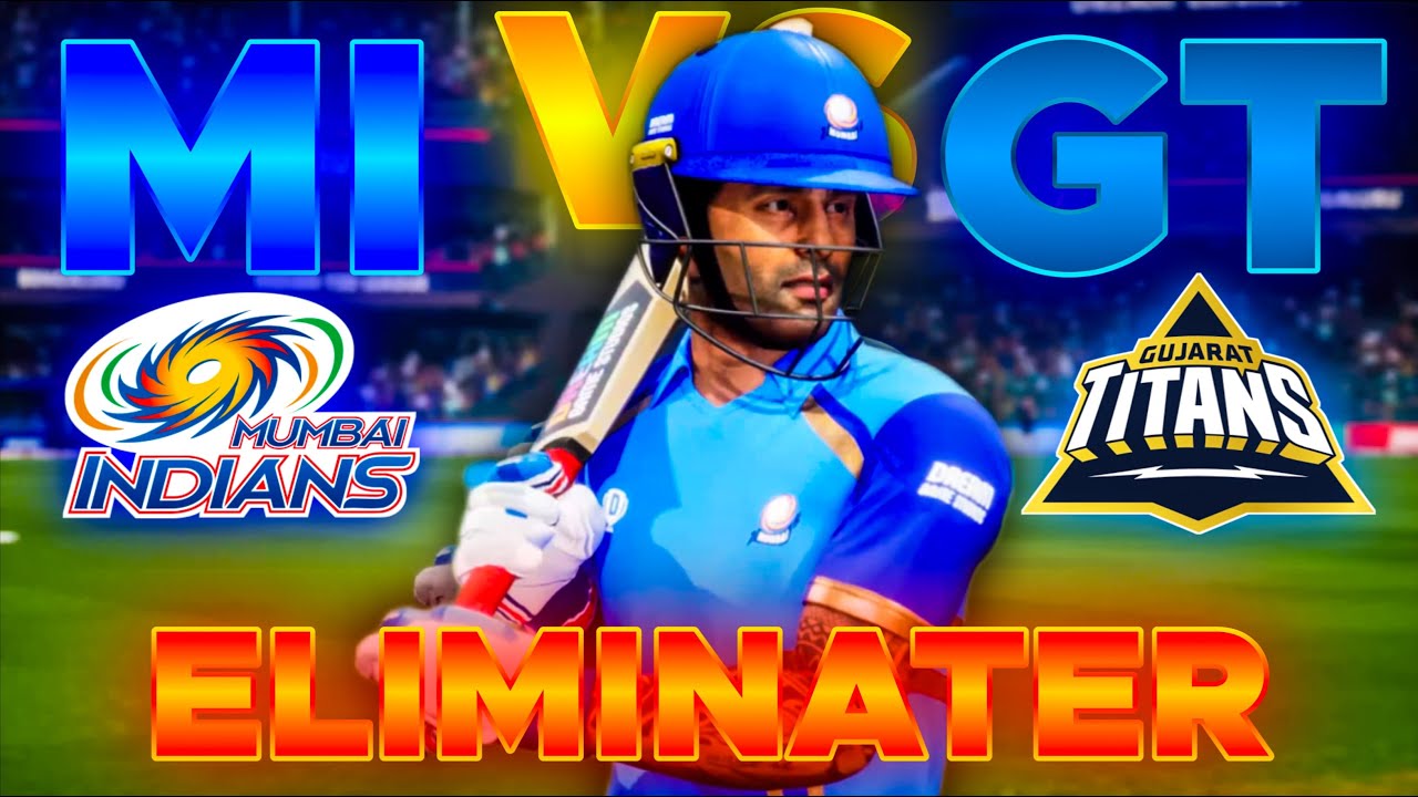 MI VS GT - ELIMINATER - IPL 2025 | DREAM CRICKET 25 GAMEPLAY #4