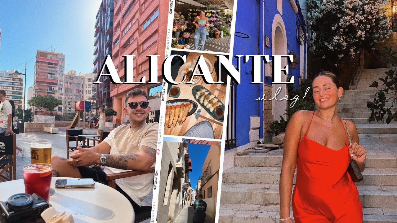 ALICANTE VLOG - parades, beach days, brad went home.. & more good food! | Em & Brad