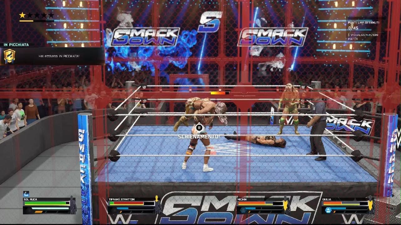 Sol Ruca vs Tiffany Stratton vs Michin vs Giulia (Hell in a Cell)
