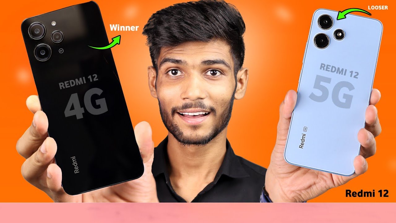 Redmi 12 5G vs Redmi 12 4G Camera, Display, Design, Speed Comparison Kon Jitega