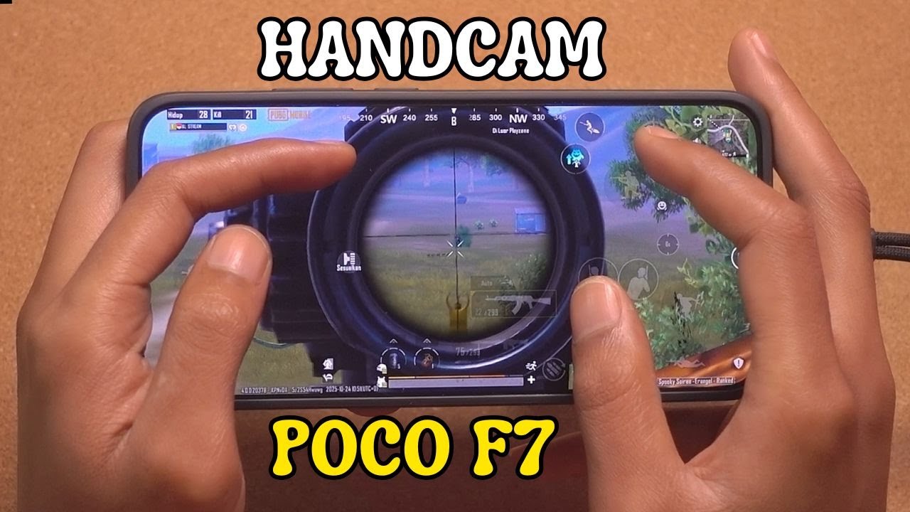 POCO F7 TEST PUBG 120 FPS‼️ AKM X6 WITH 4FINGER + GYROSCOP