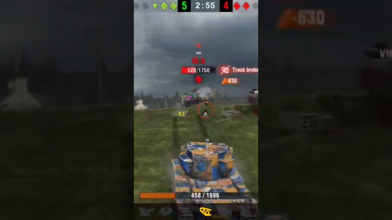 IS-5 on the move! #shortswotb #вотблиц #shortswotblitz