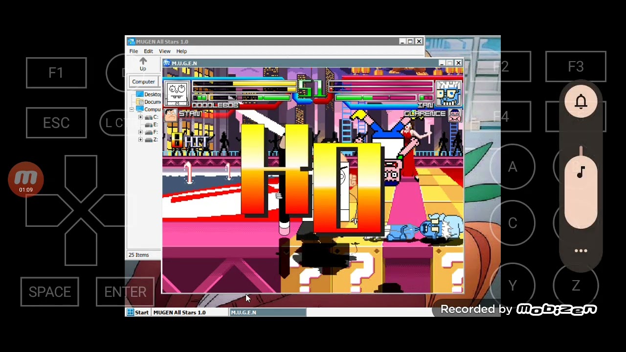 Mugen Battle #3094: Doodlebob & Stan Smith vs Ian Kelley & Clarence