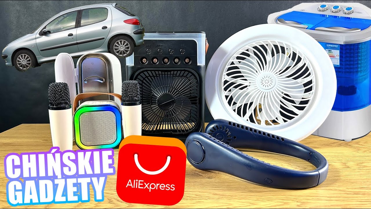 CHIŃSKIE GADŻETY Z ALLIEXPRESS I LOWCYCHIN.PL - Mini pralka i zamek biometryczny ?!