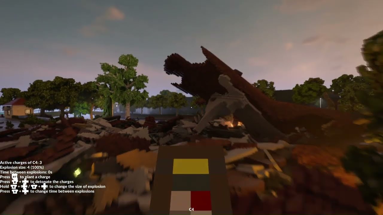 I destroyed an entire village starting slow and ending HUGE