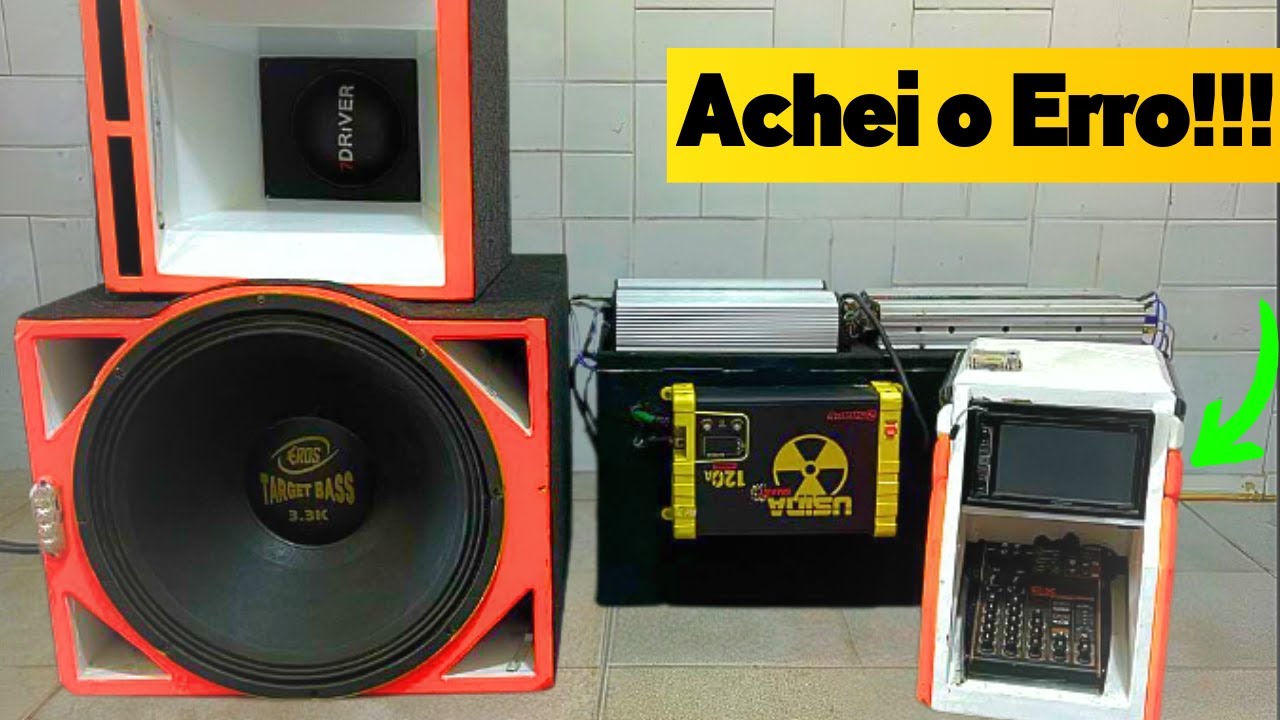 Achei o erro - som fica desligando quando aumenta volume