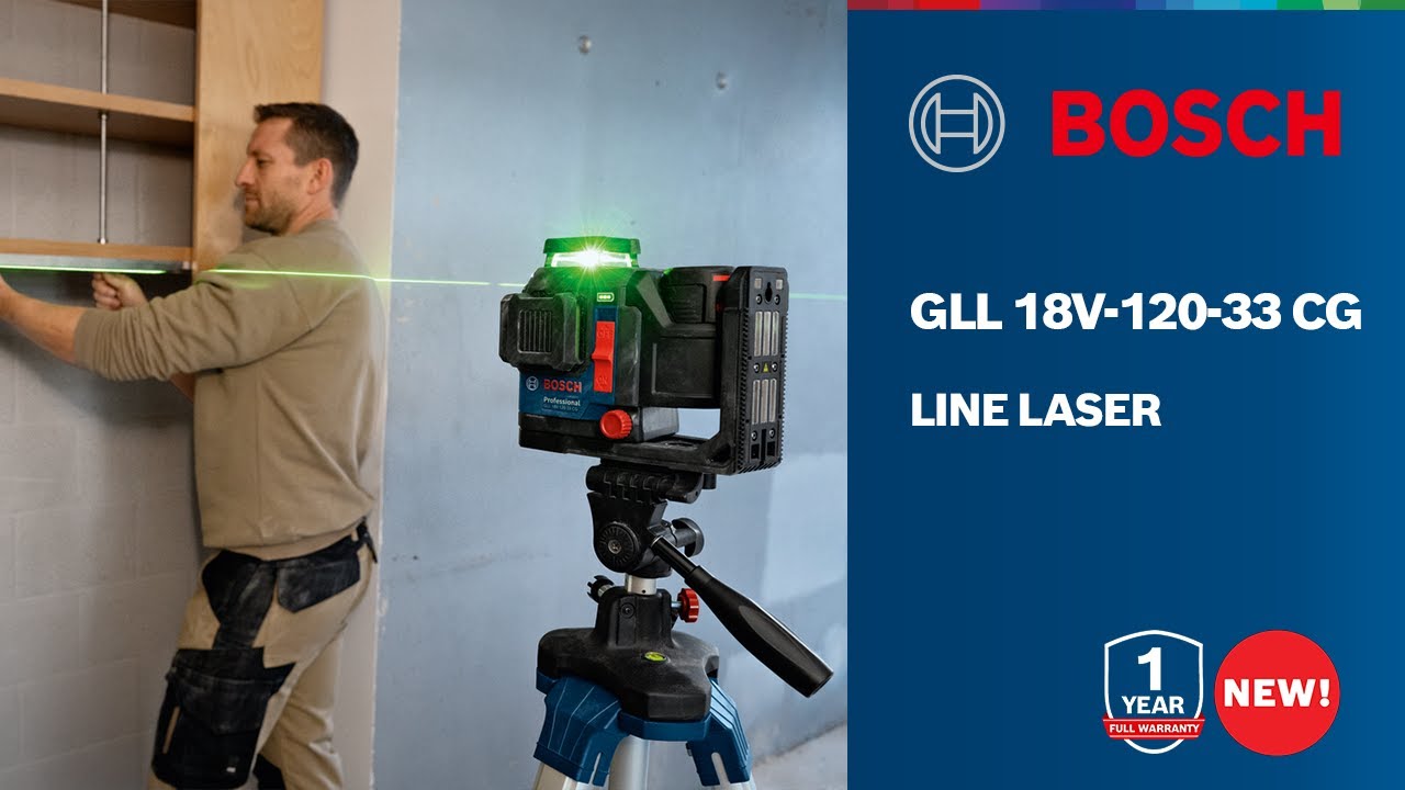 BOSCH GLL 18V-120-33 CG PROFESSIONAL LINE LASER