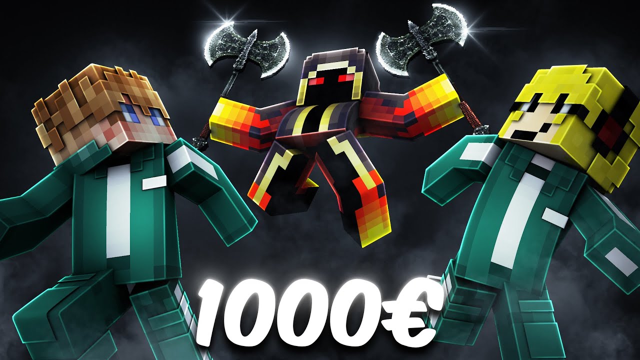 Der letzte Überlebende bekommt 1000€! (Squid Game)