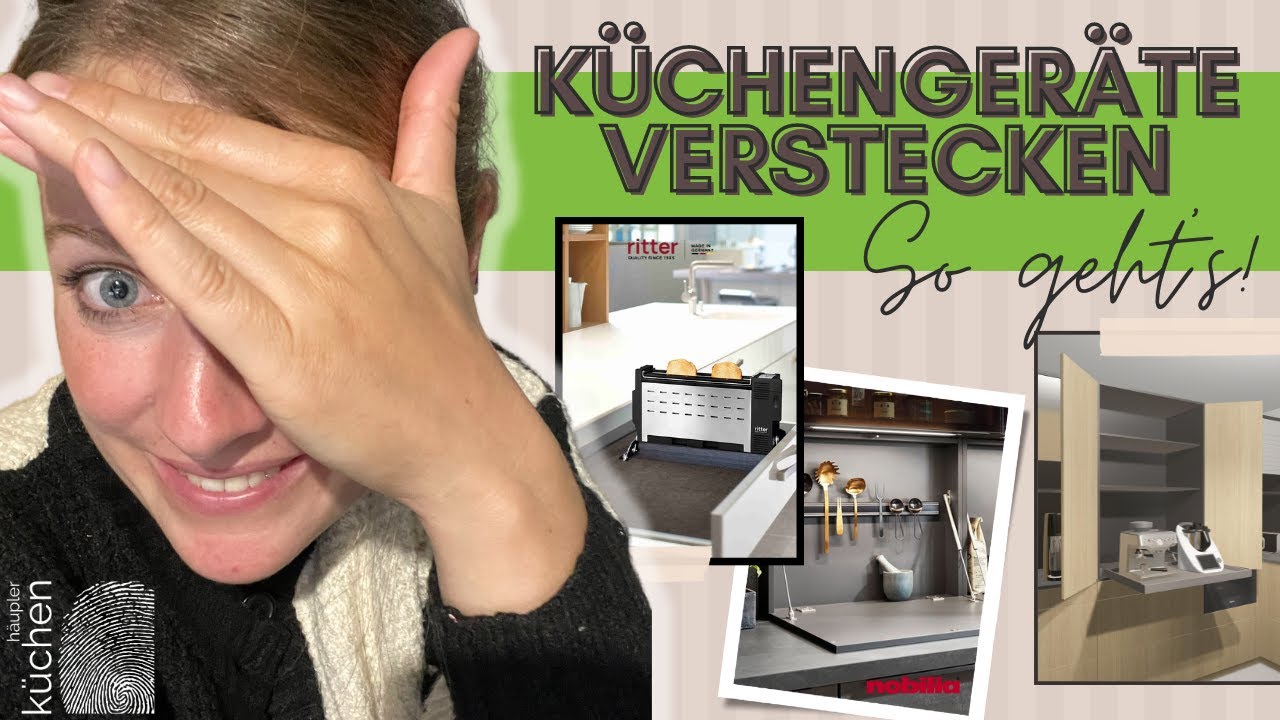 Küchengeräte verstecken