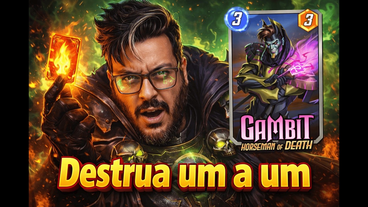 DESTRUINDO TUDO com o GAMBIT Cavaleiro da Morte 💀 | Marvel Snap