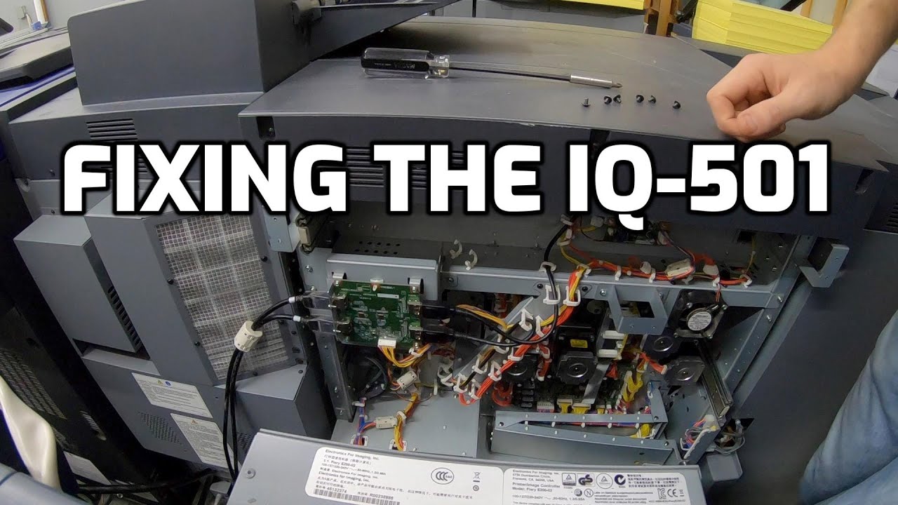 Getting the IQ-501 to run on C3070, Repairing Fuser and Transfer Belt on Konica 1200 PRO