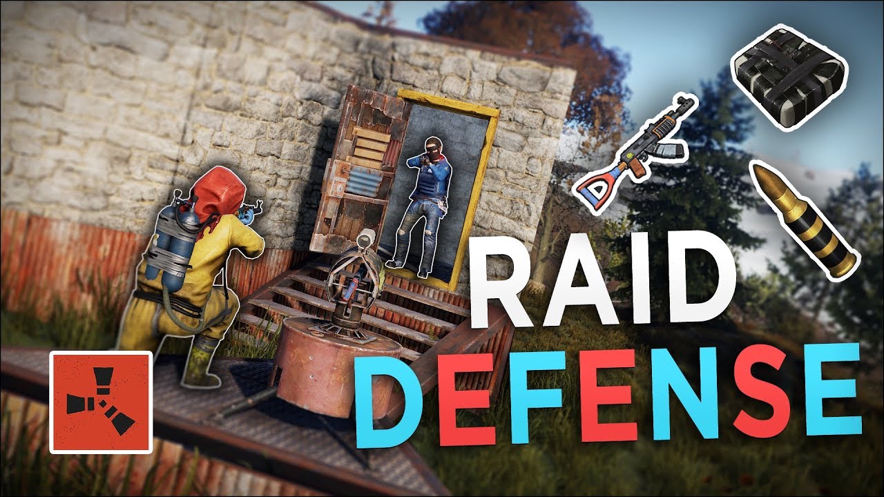 DEFENDING my BASE then STEALING ALL of his EXPLOSIVES! - Rust Solo Survival #7 (END)