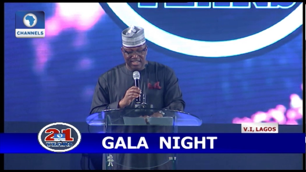 21st Anniversary: John Momoh Gives Speech At Anniversary Gala Night