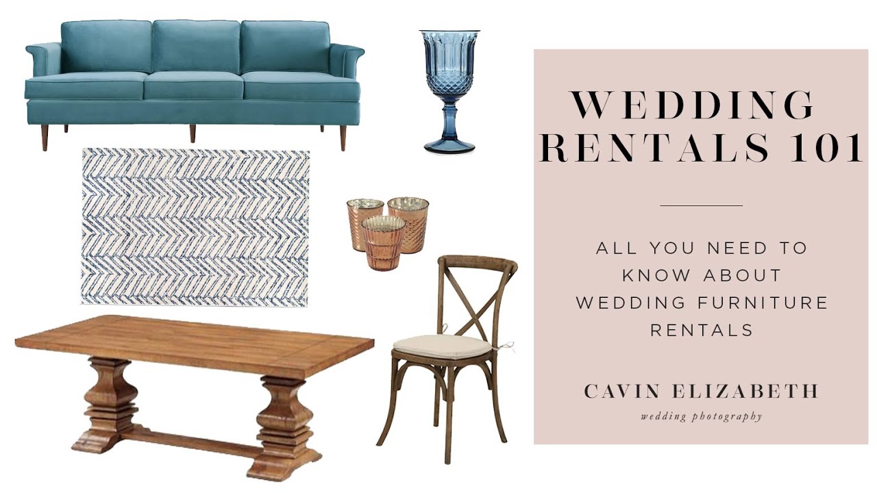 Wedding Furniture Rentals 101 with To Be Designed San Diego