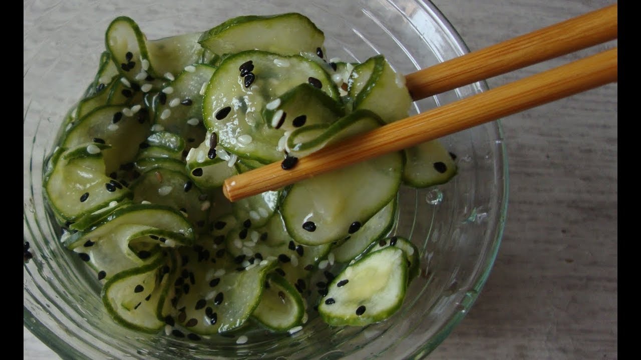 SALADA DE PEPINO AGRIDOCE - SUNOMONO
