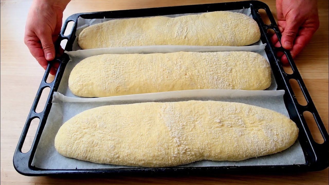 خبز إيطالي❗️بعجينة رائعة وسهلة وسريعة التحضير😋