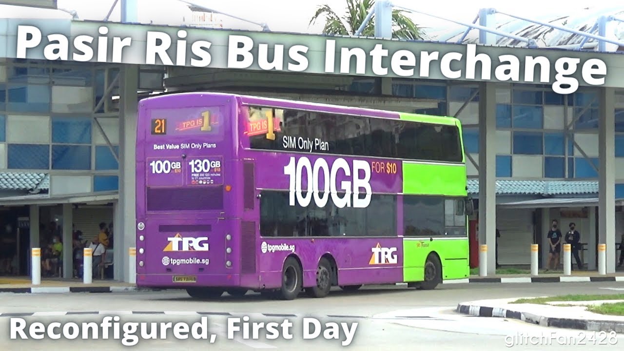 First Day of Operations - Pasir Ris Reconfigured Bus Interchange