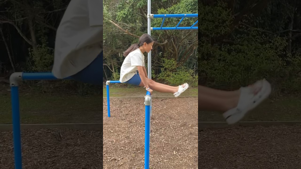 Tricks on the monkey bars #may #olivia #ella #mandm