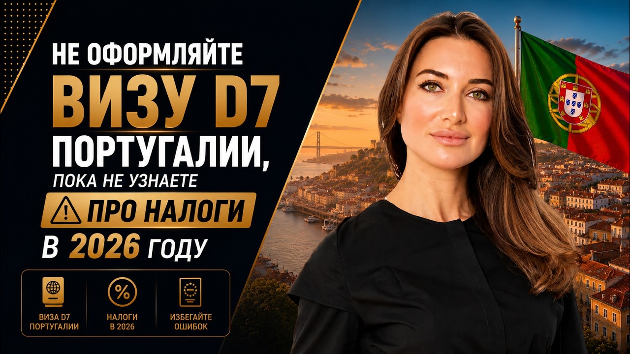 Не оформляйте визу D7 Португалии, пока не узнаете про налоги в 2026 году