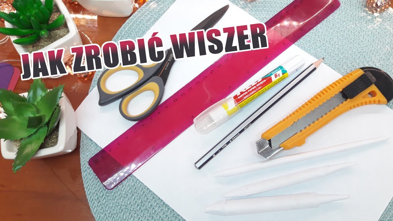 Jak zrobić samodzielnie wiszer, papierowy blender?