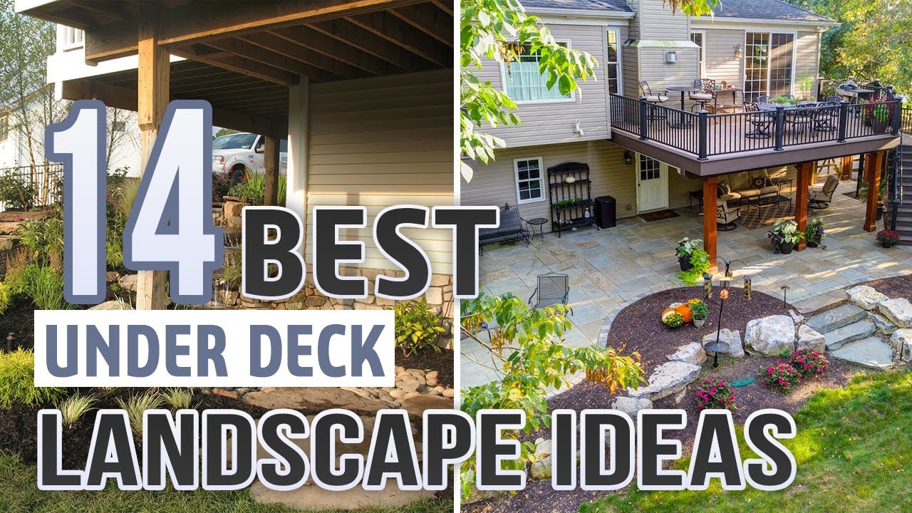 14 Best Under Deck Landscape Ideas