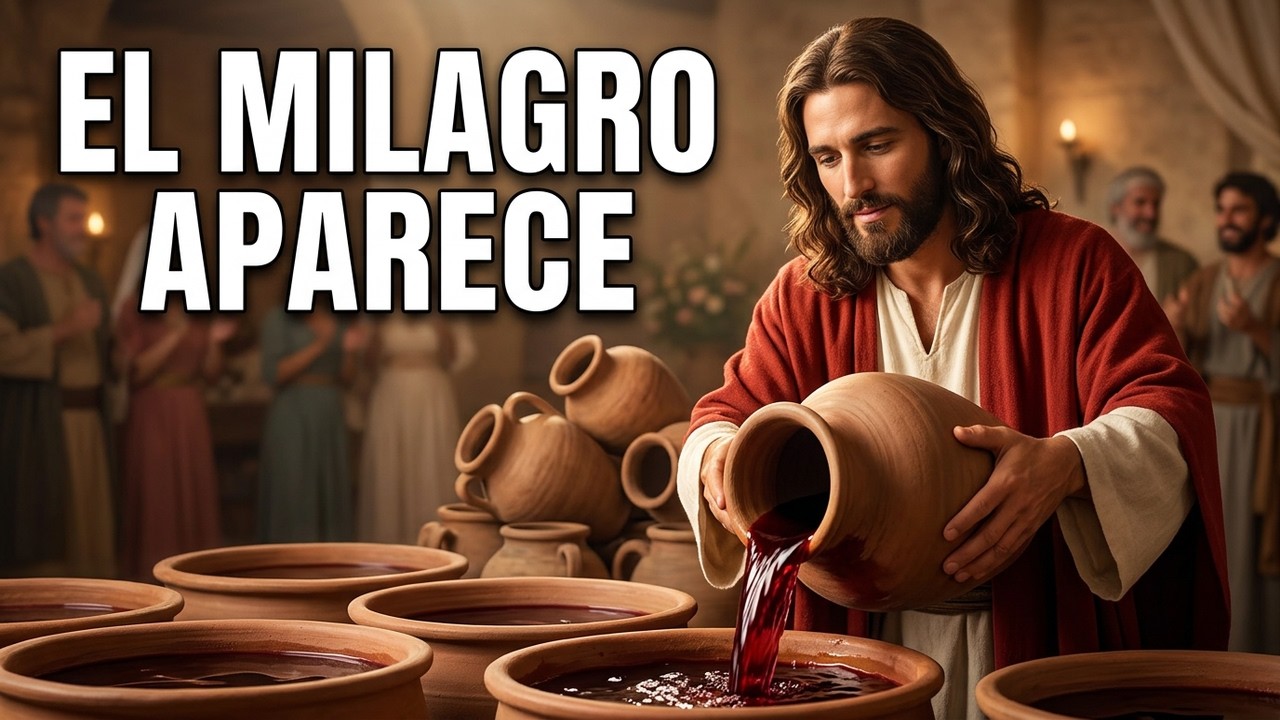 “Cuando el vino se termina, Jesús aparece” #MilagroDeJesus #AguaEnVino #BodasDeCana