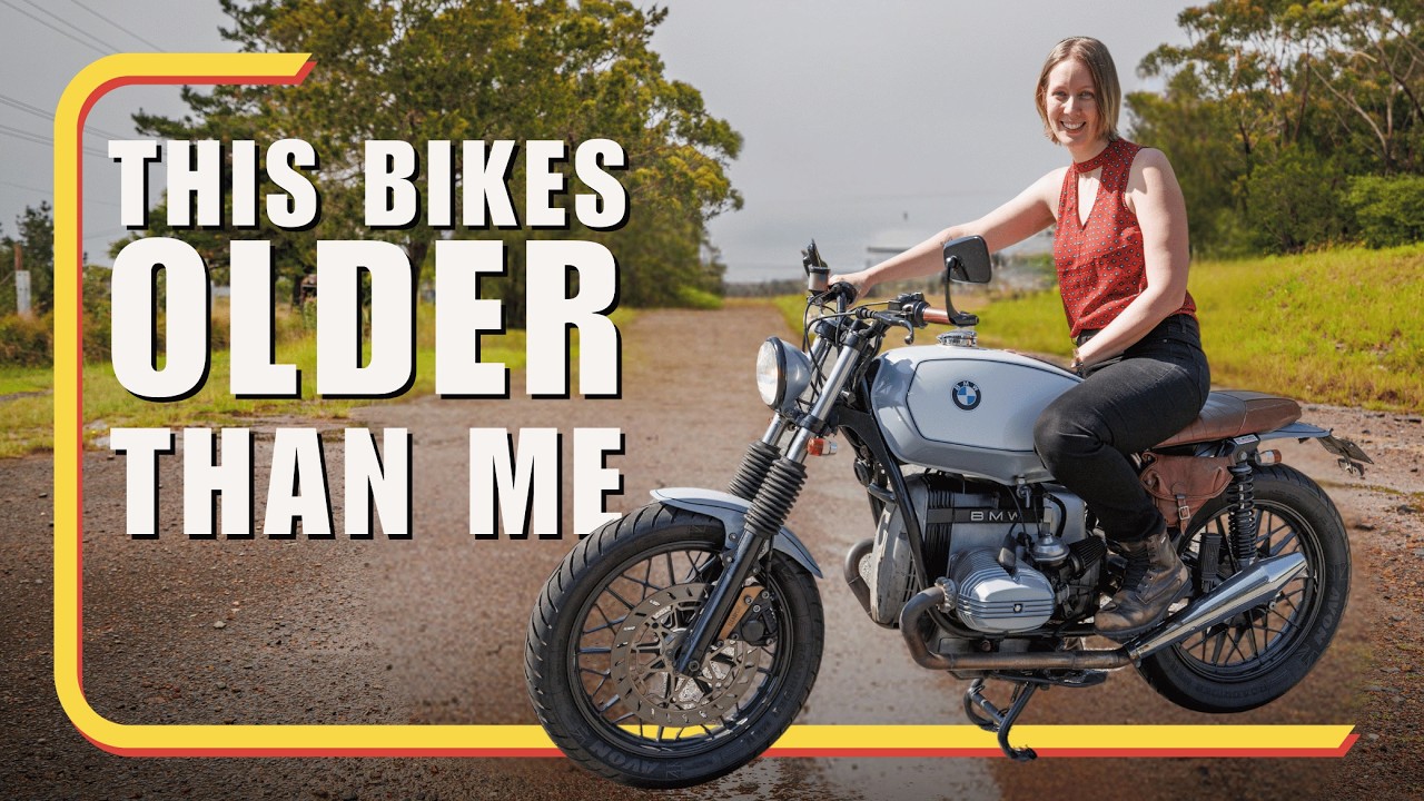 First time on a motorcycle that's older than me...goes terribly!