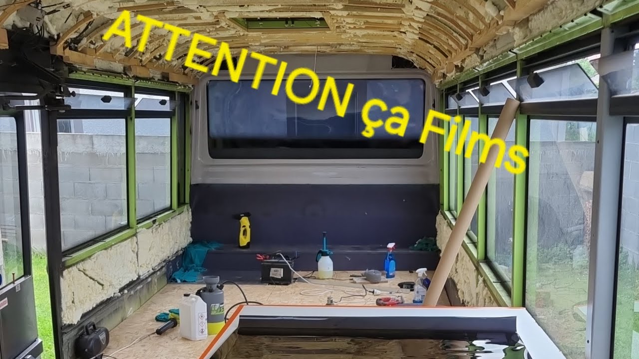 tuto films pour teinter les vitres du car