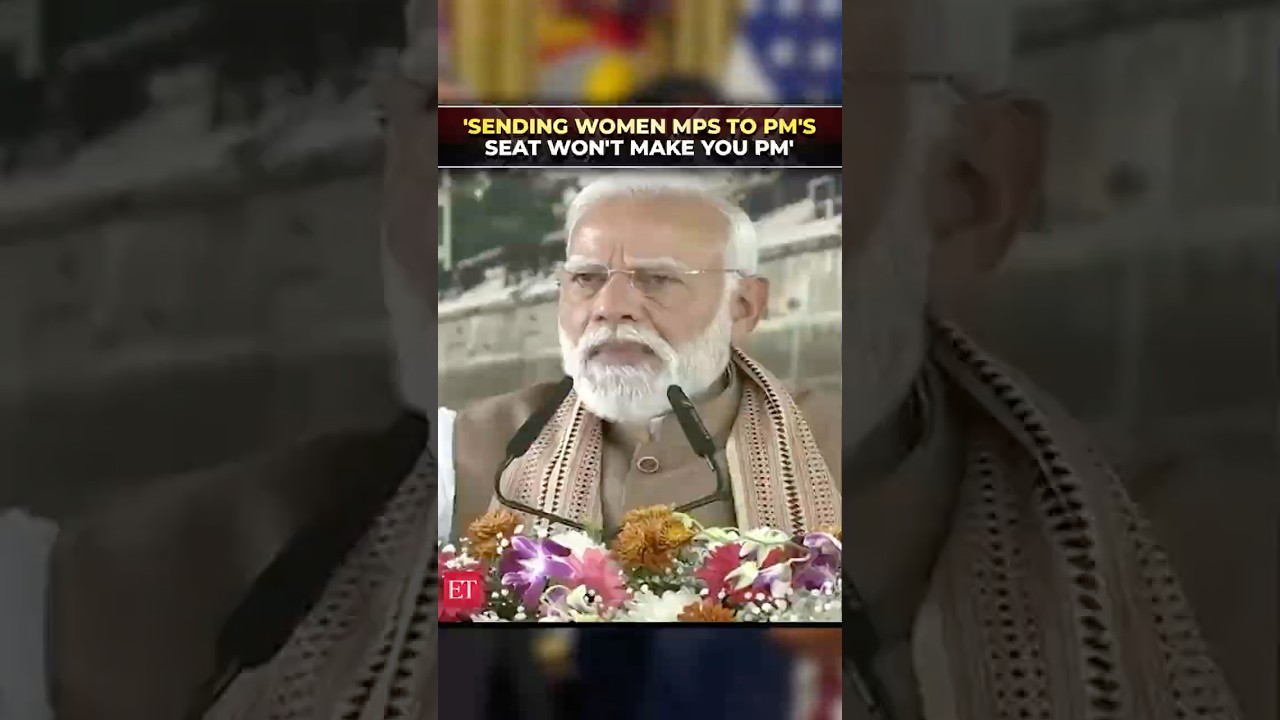 PM Modi shreds Congress over women MP's protest near PM's chair in Lok Sabha