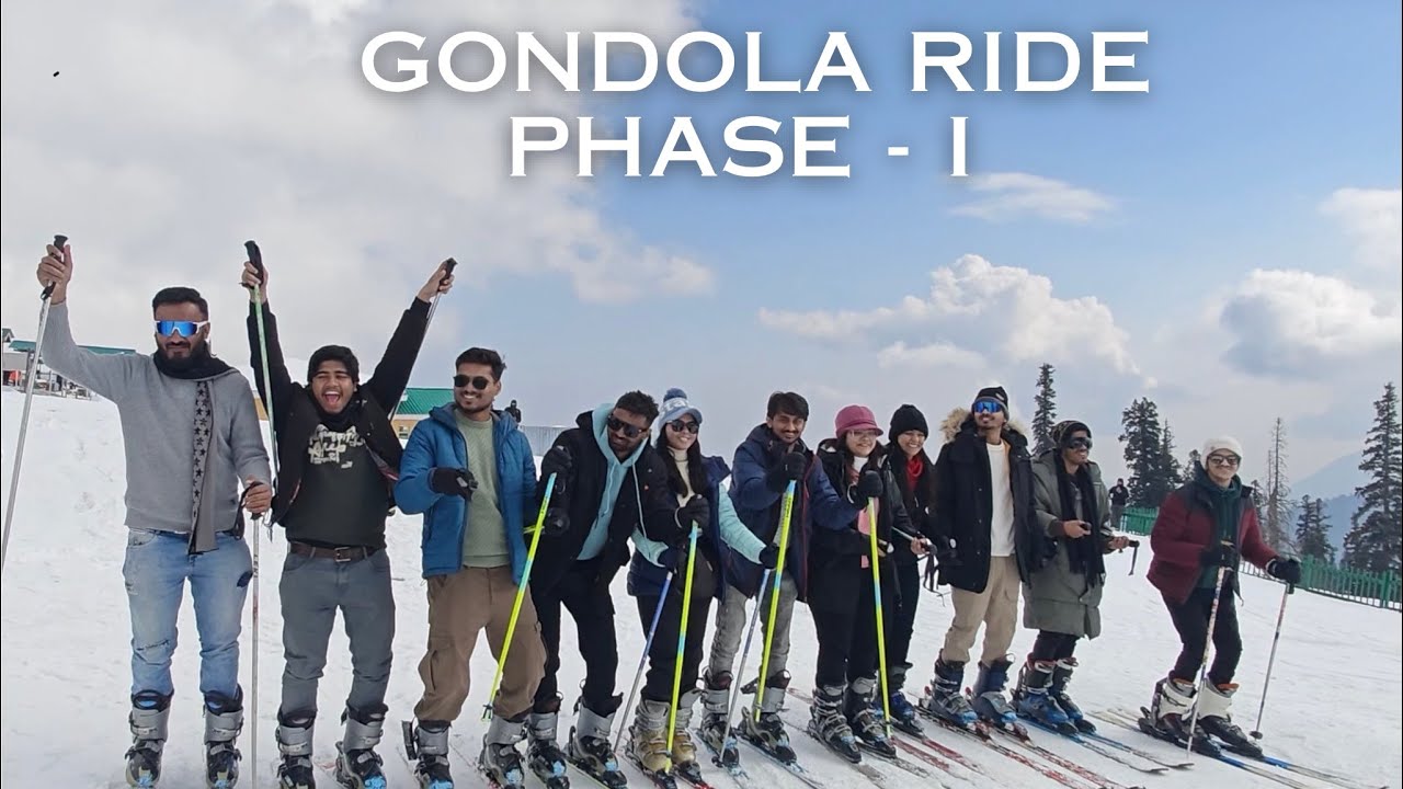 Gondola Ride-Phase-1- Gulmarg during winters-Part -II Jammu & Kashmir