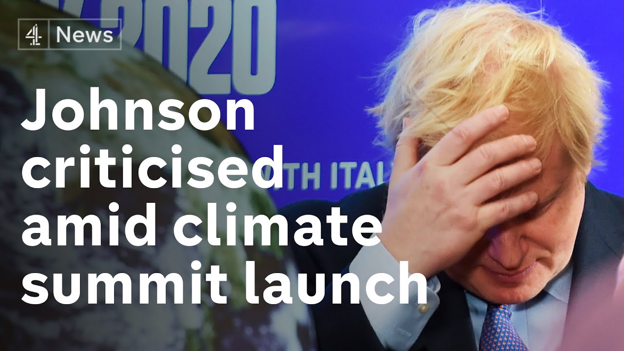 Boris Johnson comes under fire from sacked climate conference boss