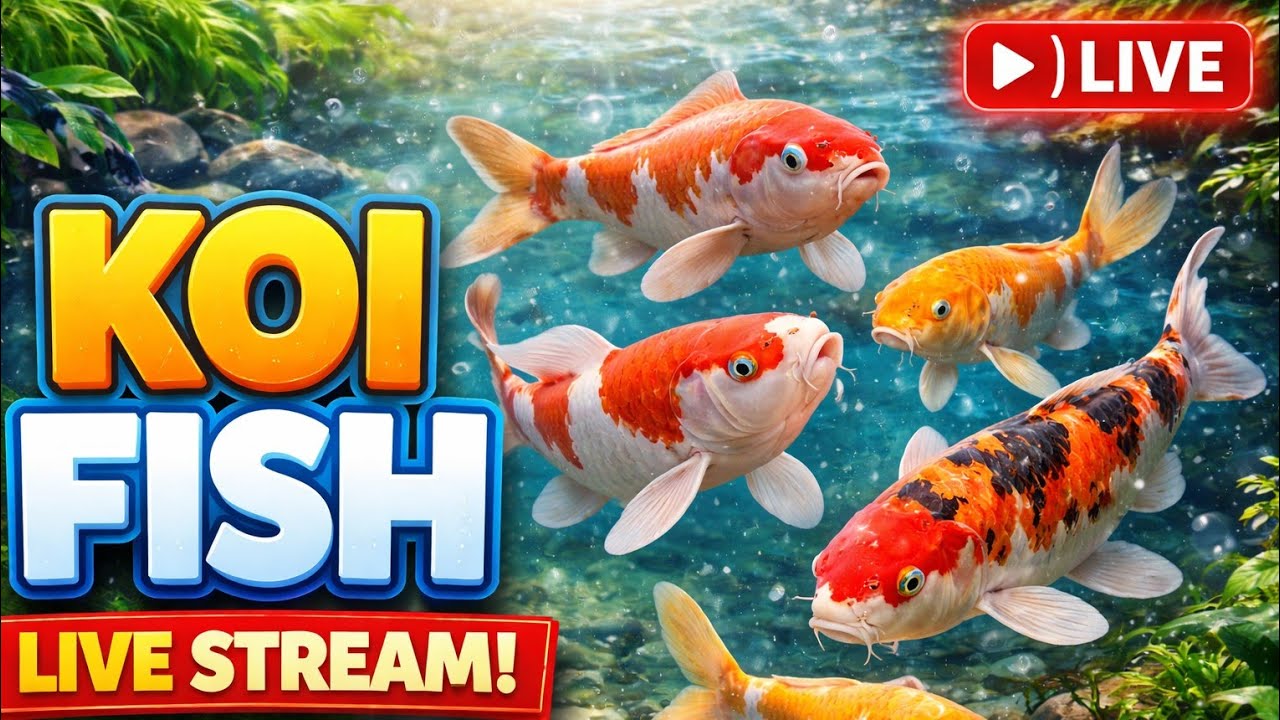 😱🔴 AQUARIUM | LIVE | KOI | SHARK | 🦈 🐠 🐟 🐠 🐟 🐠 🐟 🐠