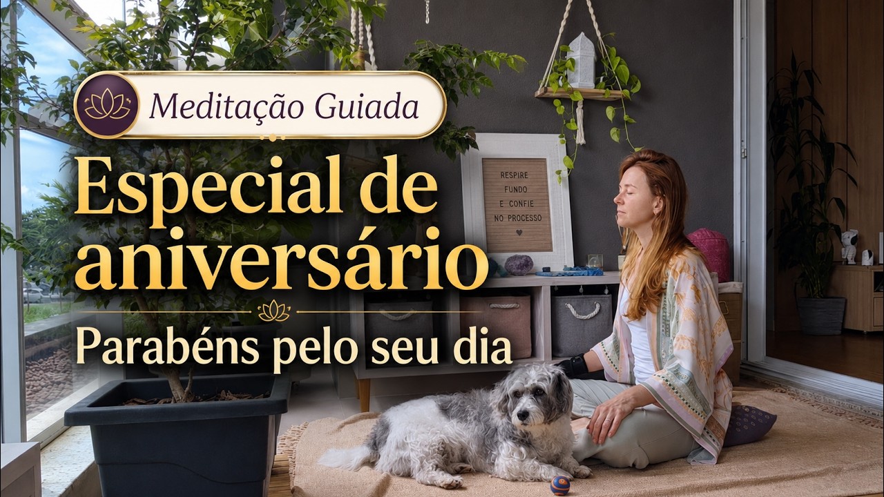 Meditação guiada de aniversário - Faça as pazes com o passado e escolha quem você quer ser