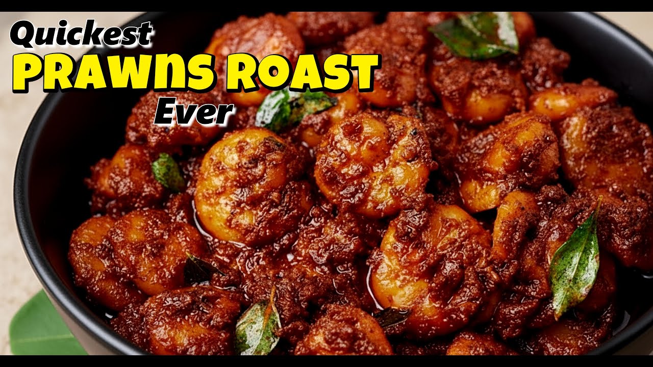 20-Min Prawns Roast That Tastes Like Heaven! No Fancy Ingredients, Just Pure Flavour!