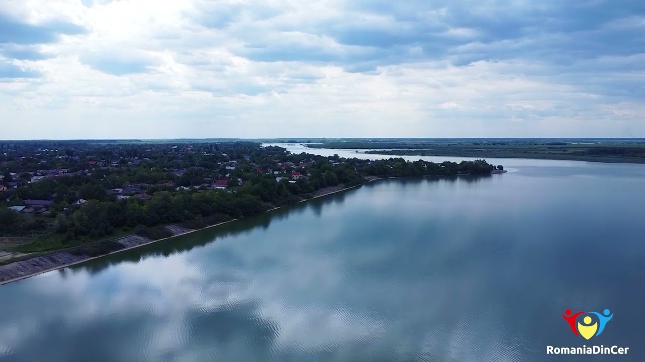 Vedere Panoramică a Lacului Dridu - Filmare cu Drona