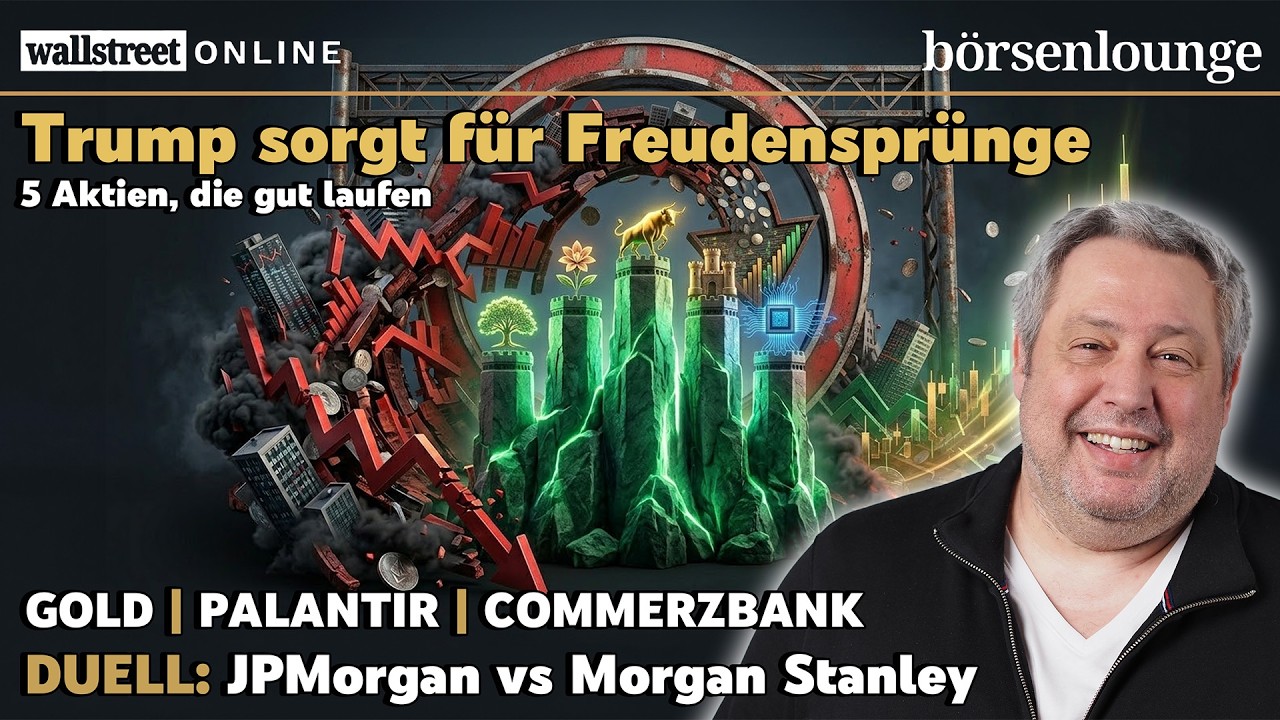 Gold bricht ein, Palantir: Neuer Vertag & Commerzbank: Neues Angebot