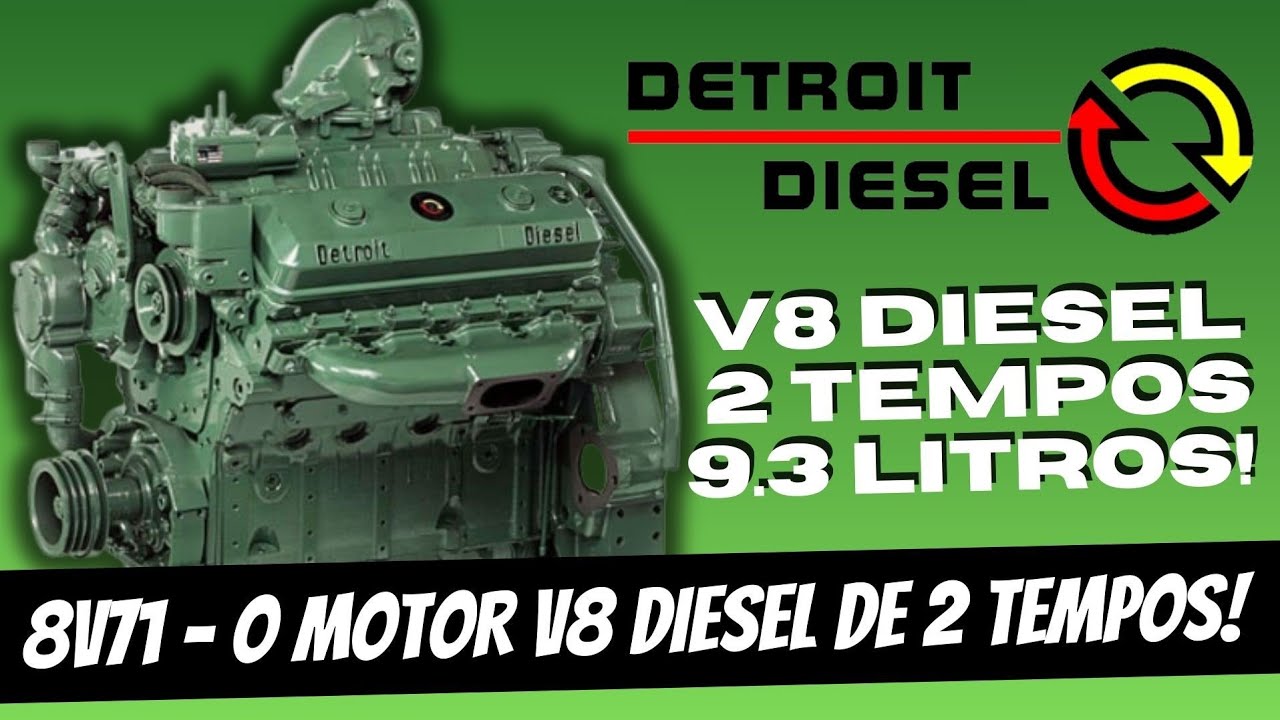8V71 - O V8 DIESEL DE 2 TEMPOS!!