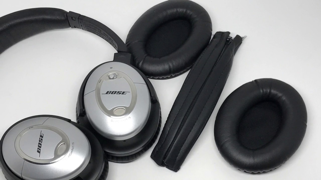 BOSE QuietComfort QC2/QC15/QC25 Earpad & Headband Cushion Pad Unboxing