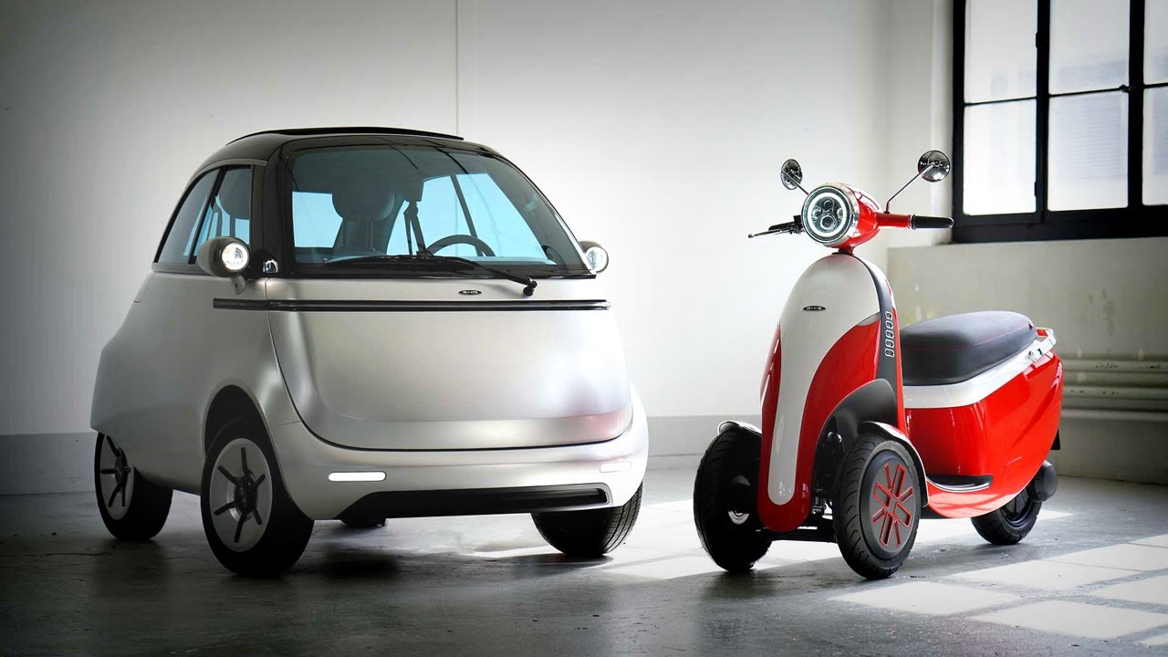 Microlino 2.0 Electric Microcar & Microletta Electric Trike Micro Mobility Systems