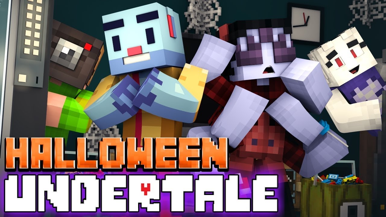 Minecraft UNDERTALE HALLOWEEN HIDE N SEEK! MONSTER MASH! (Minecraft Undertale Roleplay)