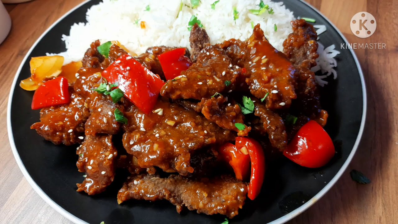 Malaysian Sambal Crispy Beef Takeaway Style