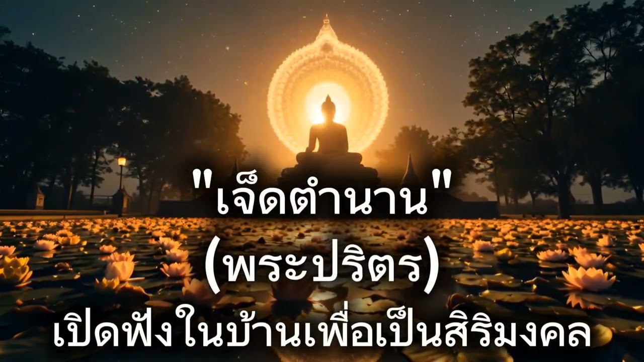 เจ็ดตำนาน(พระปริตร) เป็นบทที่พระสวดในงานบุญ มีความเป็นสิริมงคลเป็นอย่างมาก ของมงคลต่างๆอยู่ใต้คลิป